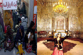 سکه باران مرفهین بی درد در کاخ!/ملت نگران اقتصاد و فرهنگ؛ زنان دولت مجلس رقص و مانور اشرافیت به پا کردند