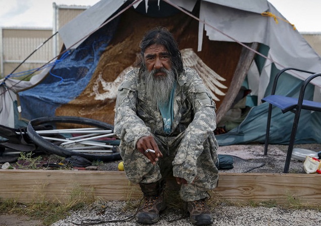 عکس/ زندگی بی‌خانمان‌های آمریکا