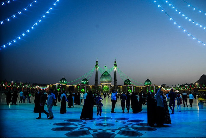 تصاویر/ حال و هوای مسجد جمکران در آستانه نیمه شعبان