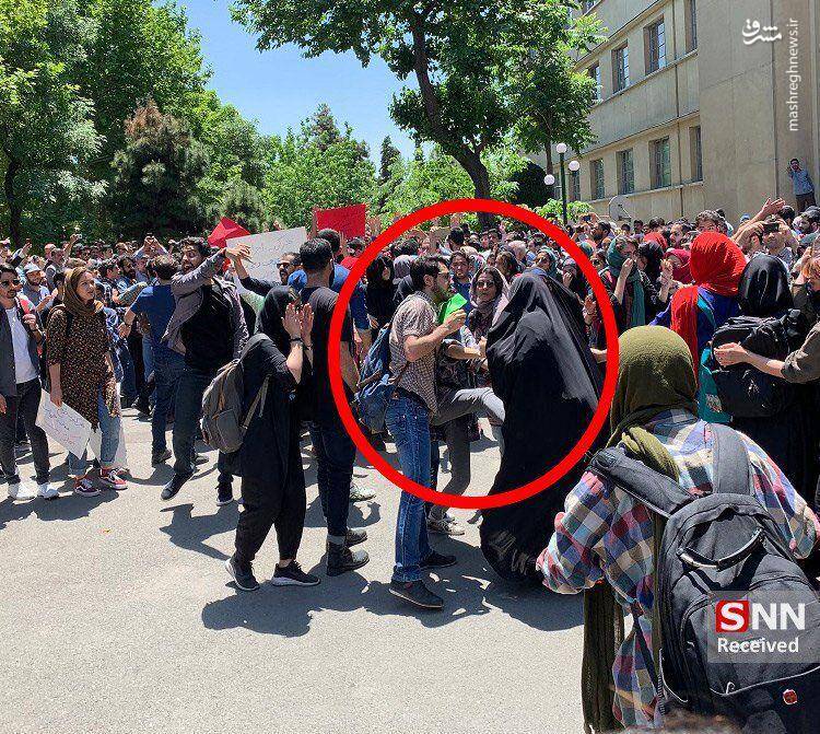 چه کسی اجازه تجمع قانون‌شکنان در دانشگاه تهران را داد؟ +تصاویر