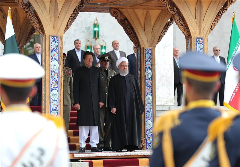 استقبال روحانی از نخست وزیر پاکستان
