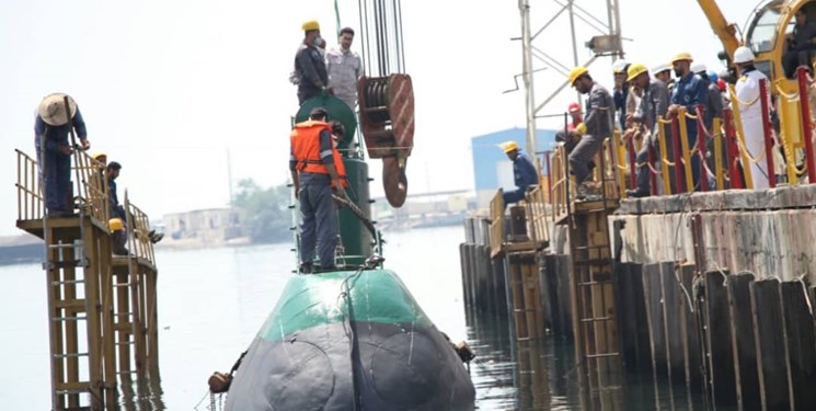 «زیردریایی غدیر» به ناوگان نظامی کشور بازگشت