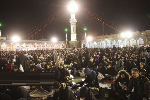احیای شب بیست و یکم در مسجد مقدس جمکران