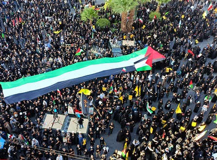 گزارش تصویری / تجمع ضد صهیونیستی مردم تهران در میدان فلسطین
